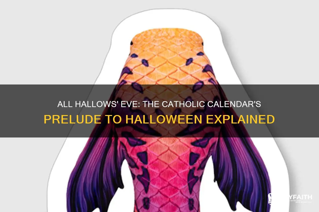 what is the might before halloween the catholic calendar