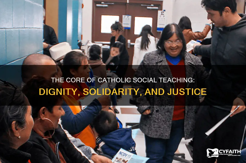 what is the most basic principle of catholic social teaching