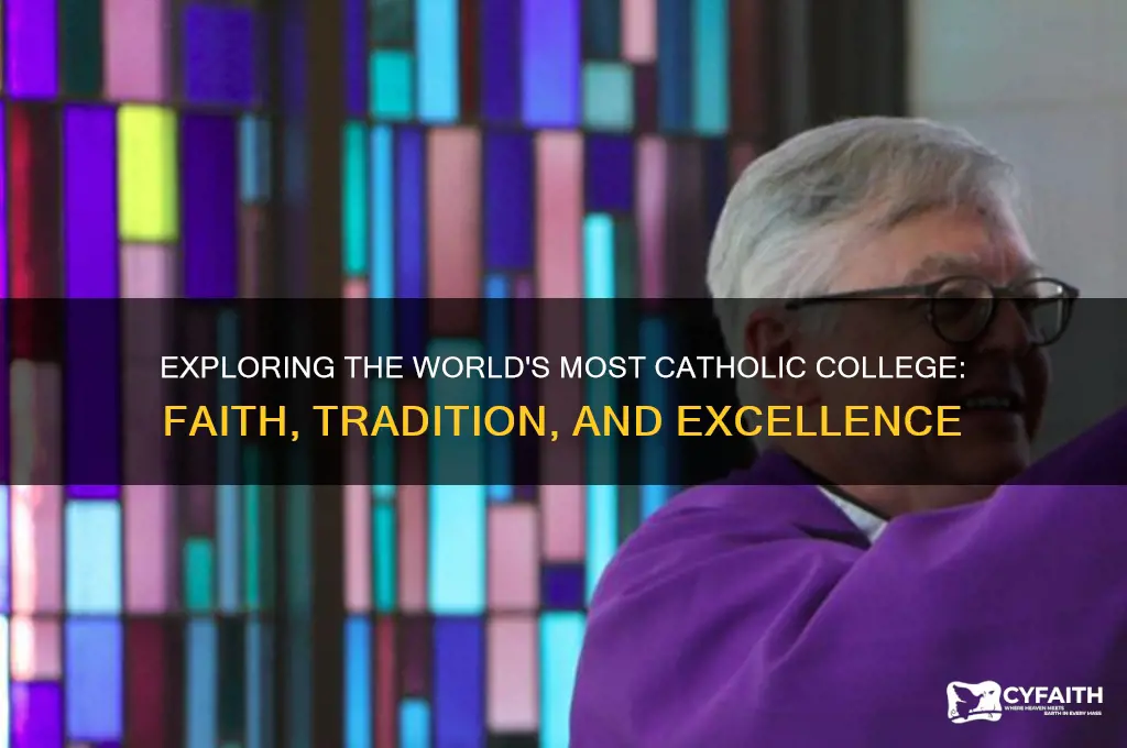 what is the most catholic college in the world