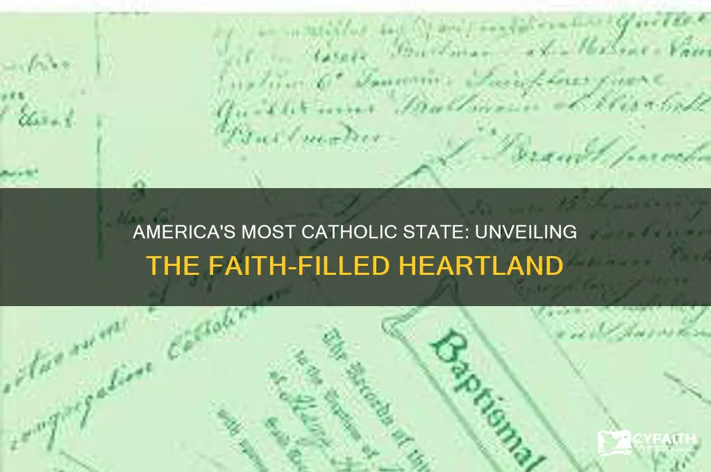 what is the most catholic state in the united states