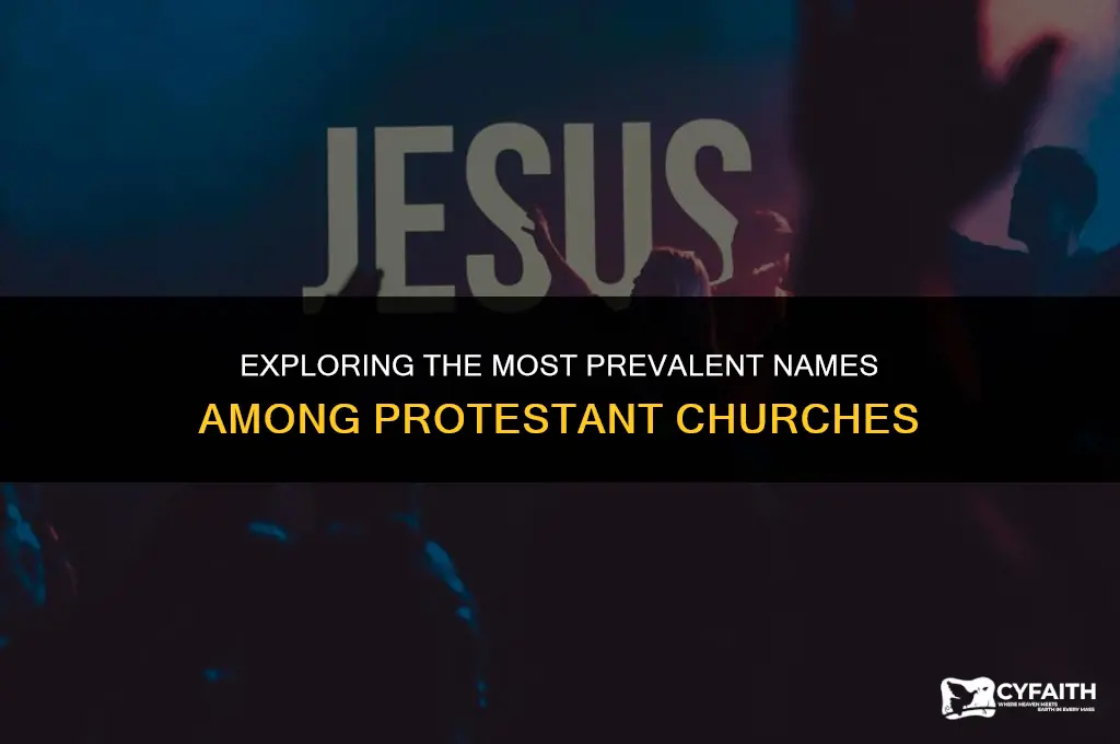 what is the most common name of protestant churches
