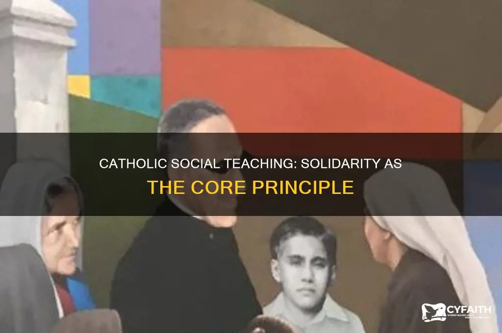 what is the most important catholic social teaching