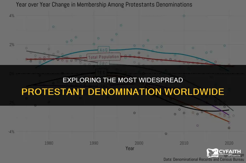 what is the most popular protestant religion