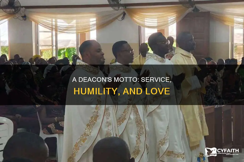 what is the motto for catholic permanent deacons