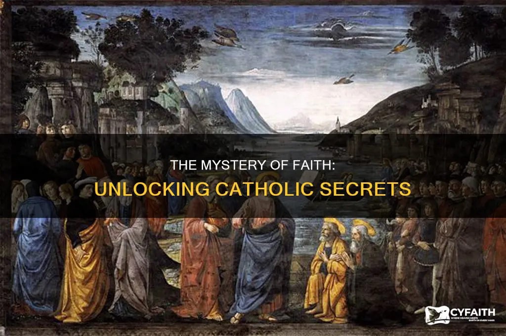 what is the mystery of faith catholic