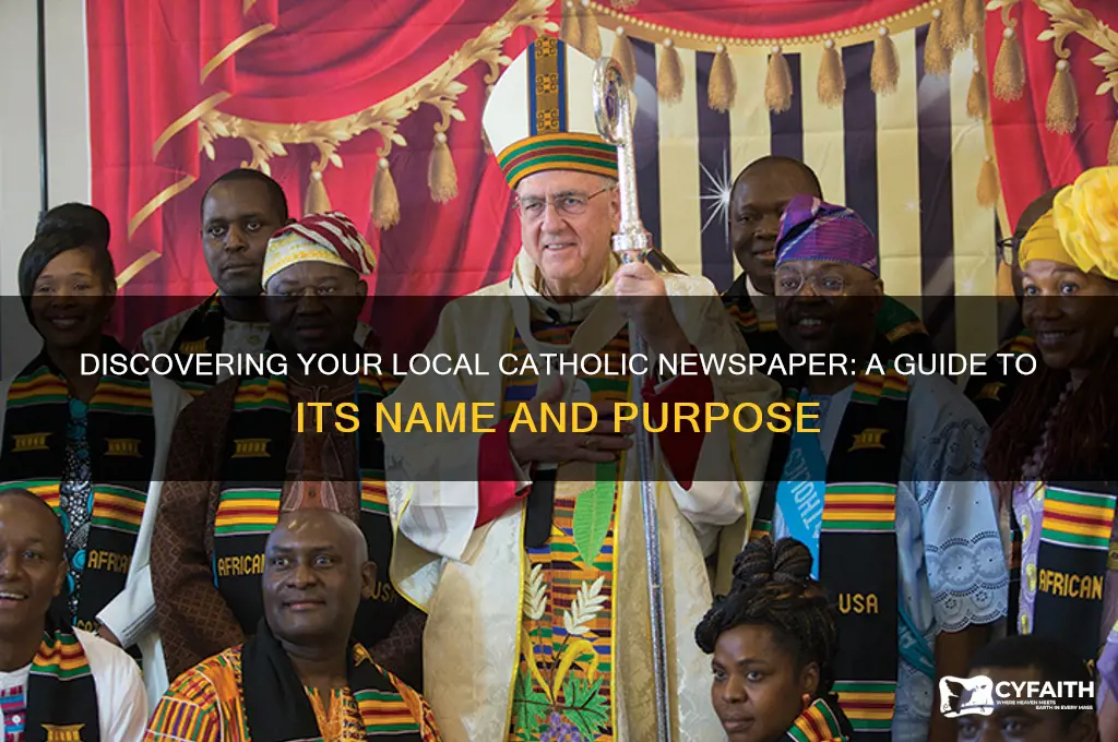 what is the name of the local catholic newspaper