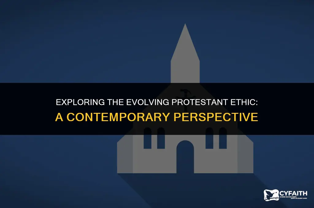 what is the new disposition in protestant ethic