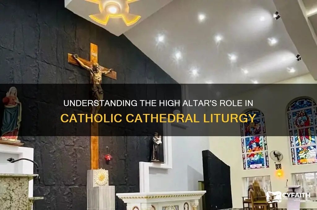 what is the normal altar called in a catholic cathedral