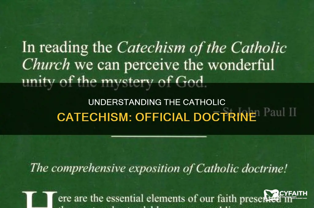 what is the official catholic catechism