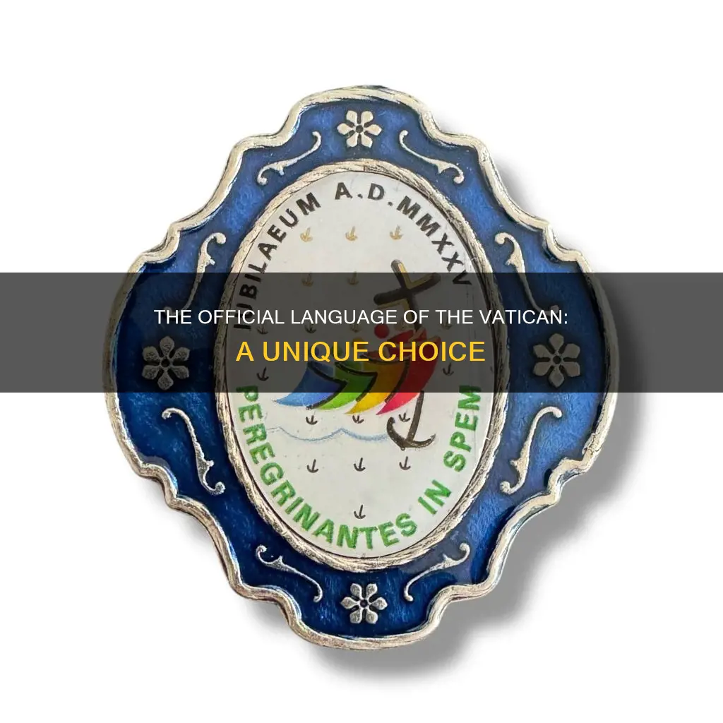 what is the official language of the vatican