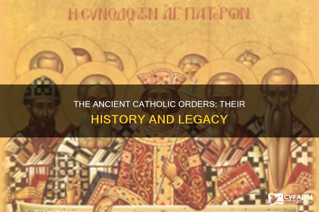 what is the oldest catholic religious order