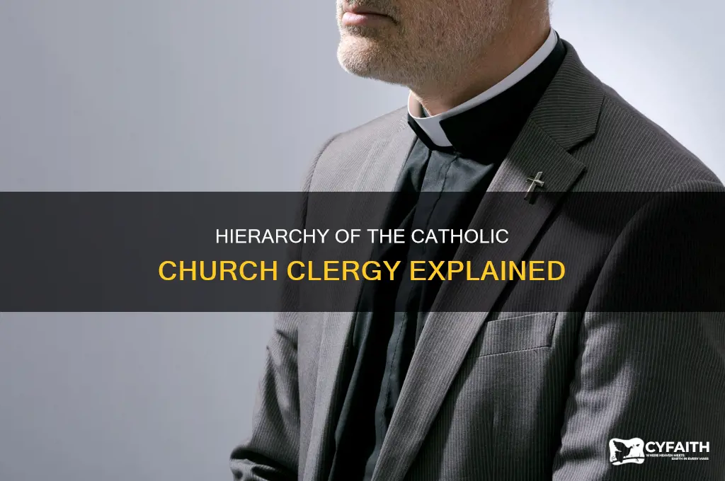 what is the order of catholic clergy