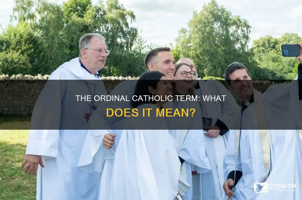 what is the ordinate catholic term