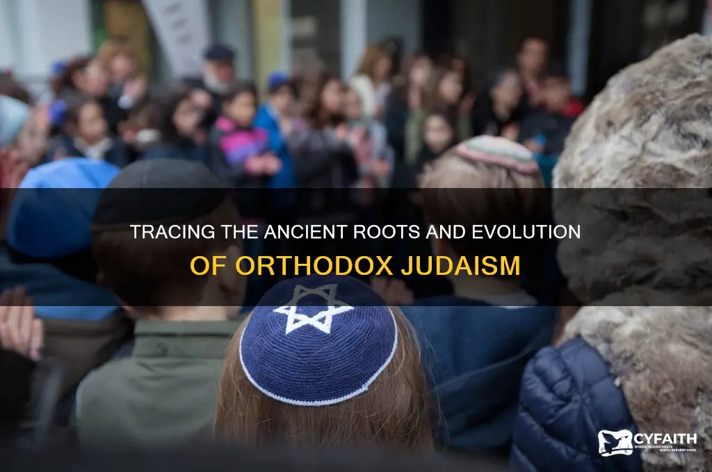 what is the origin of orthodox judaism