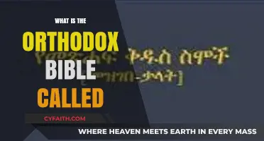 Understanding the Orthodox Bible: Its Name and Significance Explained