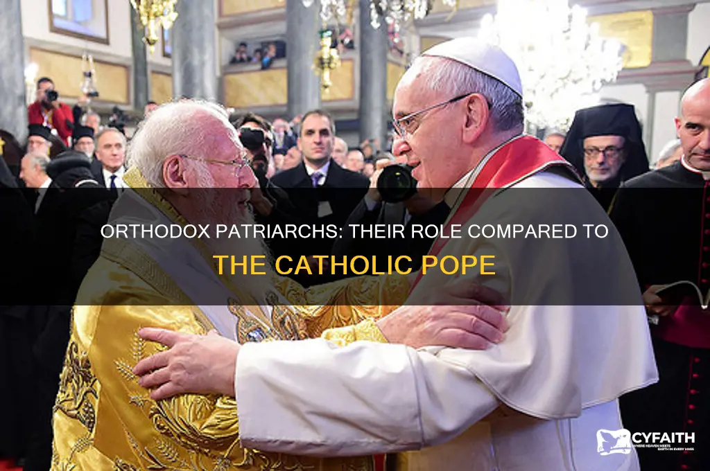 what is the orthodox equal to the catholic pope