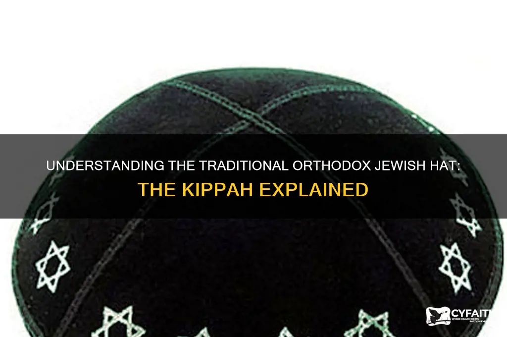 what is the orthodox jewish hat called