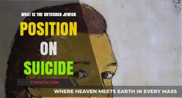Orthodox Jewish Perspective on Suicide: Understanding Halacha and Compassion