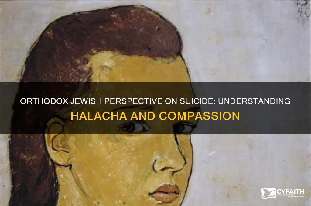 what is the orthodox jewish position on suicide