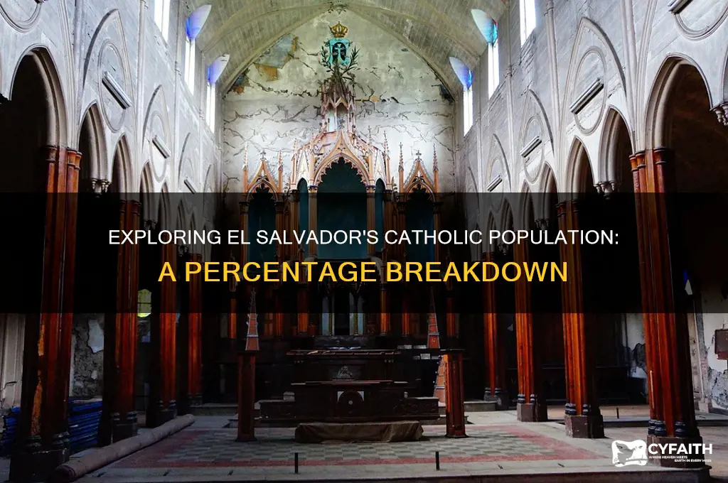 what is the percentage of catholics in el salvador