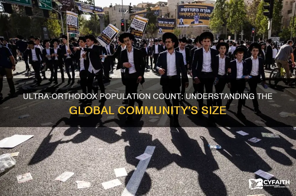 what is the popilation ount od the ultra orthodox