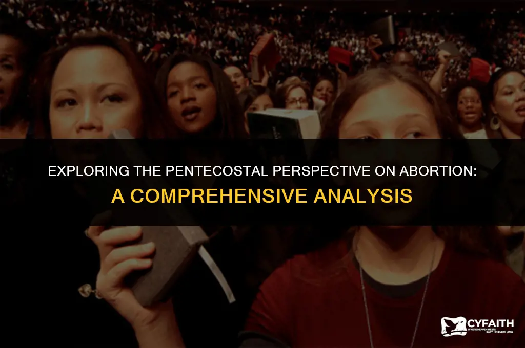 what is the position on abortion through pentecostal view