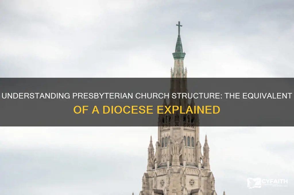 what is the presbyterian equivalent of a dicese