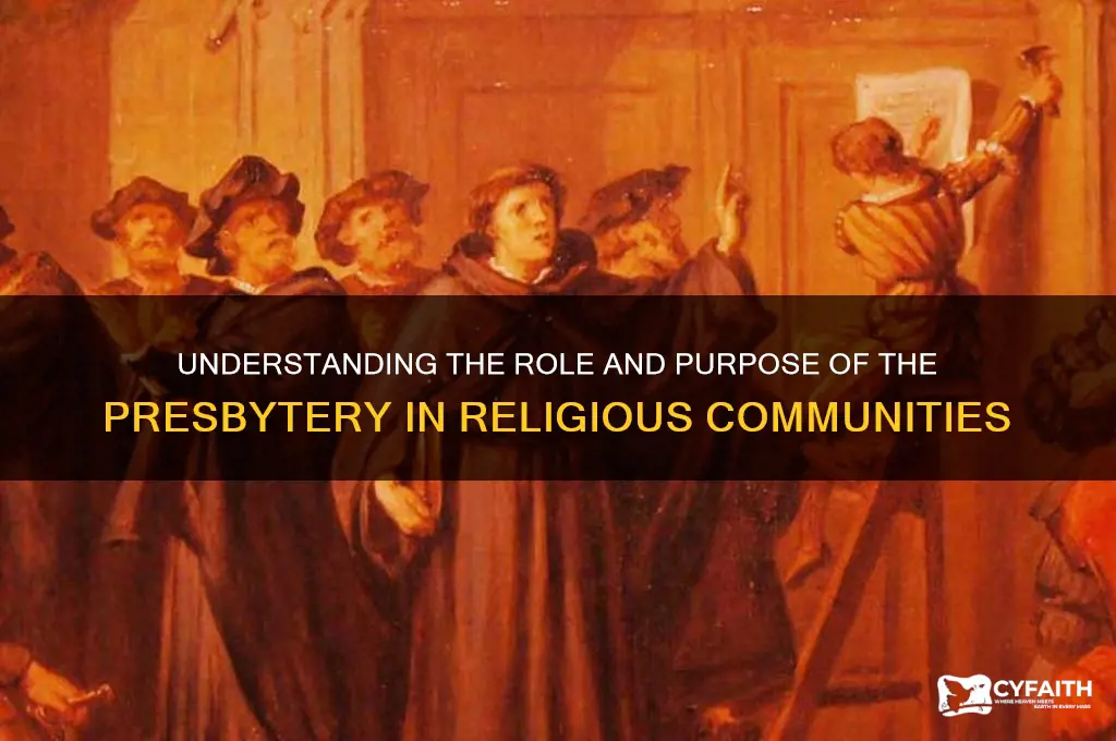 what is the presbytery used for