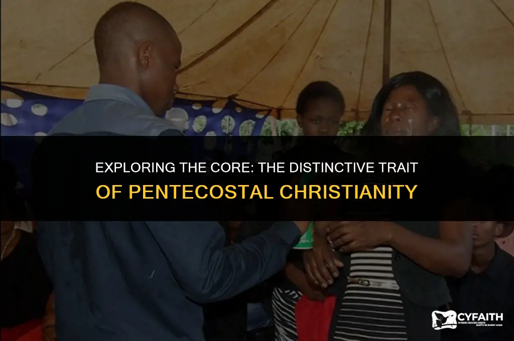 what is the primary feature of pentecostal christianity