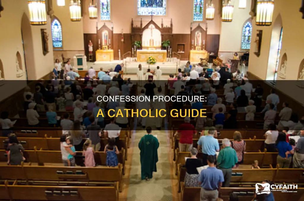 what is the procedure for catholic confession