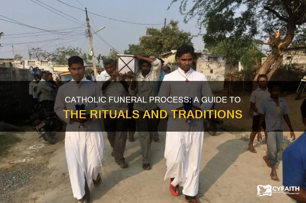 what is the process of a catholic funeral
