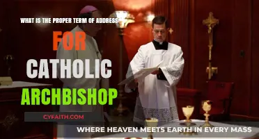 Addressing Catholic Archbishops: Understanding the Proper Title and Etiquette