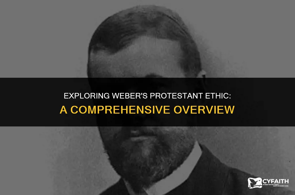 what is the protestant ethic according to weber