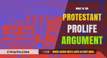 Exploring the Protestant Pro-Life Argument: A Comprehensive Overview