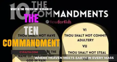 Exploring the Protestant Interpretation of the Ten Commandments