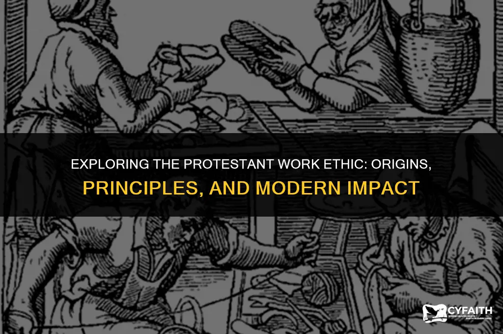 what is the protestant work ethic pwe