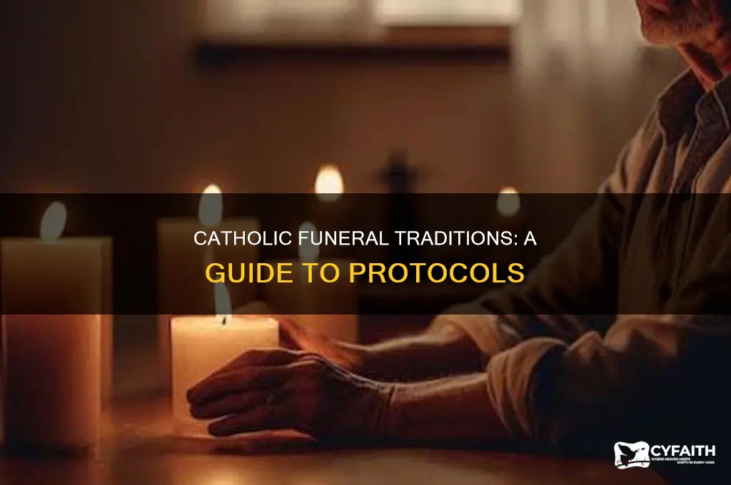 what is the protocol for a catholic funeral
