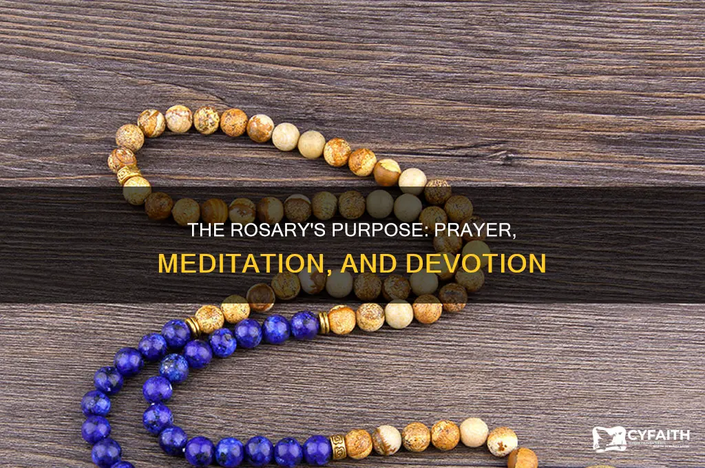 what is the purpose of a catholic rosary