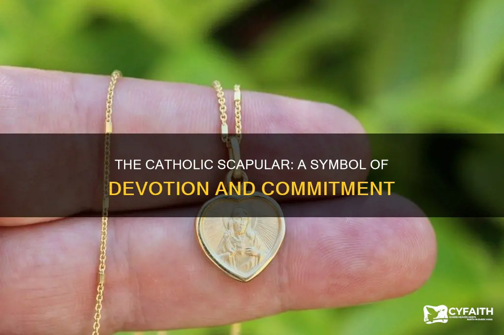 what is the purpose of a catholic scapular