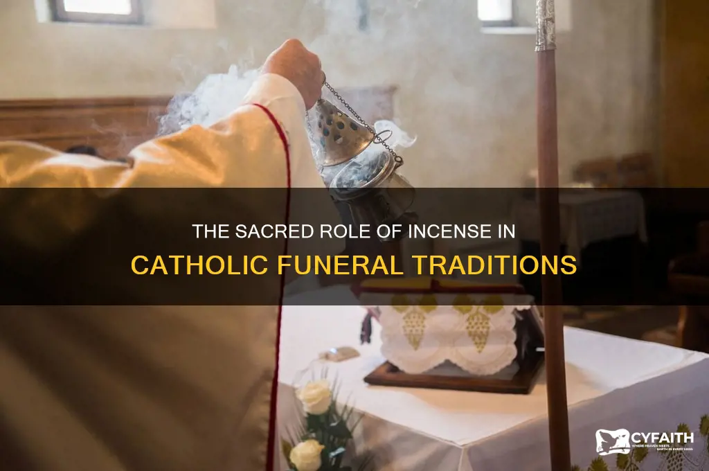 what is the purpose of incense at a catholic funeral