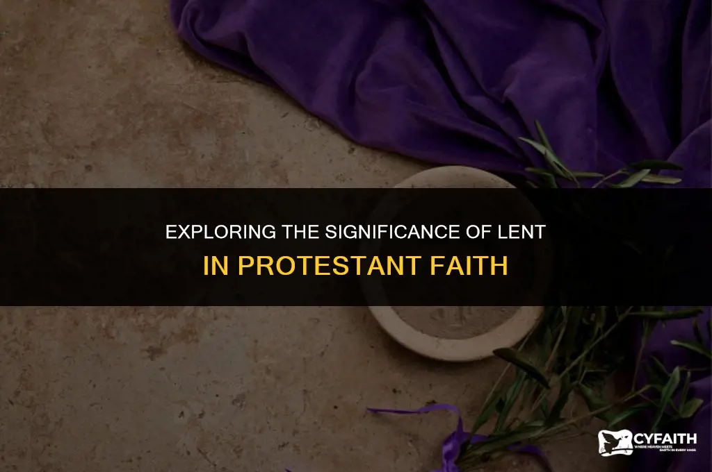 what is the purpose of lent protestant
