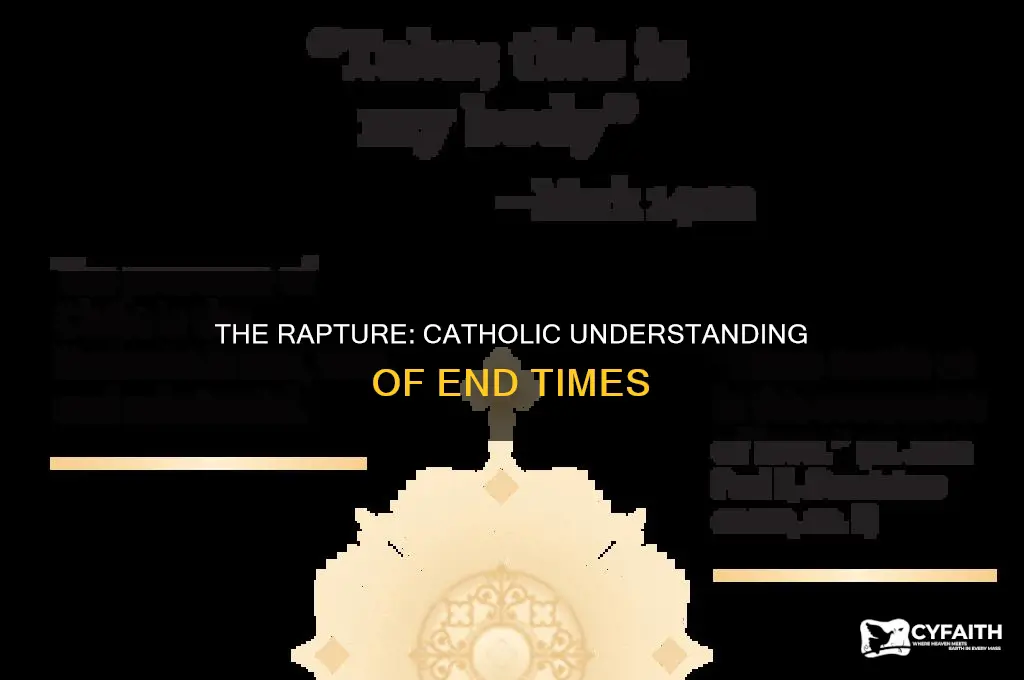 what is the rapture catholic answers