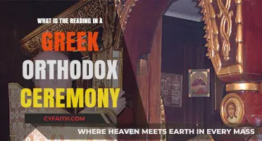 Understanding the Sacred Readings in Greek Orthodox Ceremonies