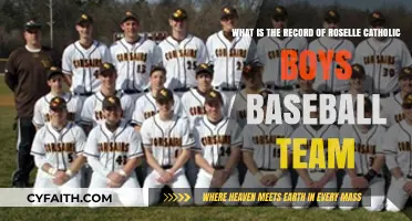Roselle Catholic Boys Baseball Team's Historic Record and Achievements