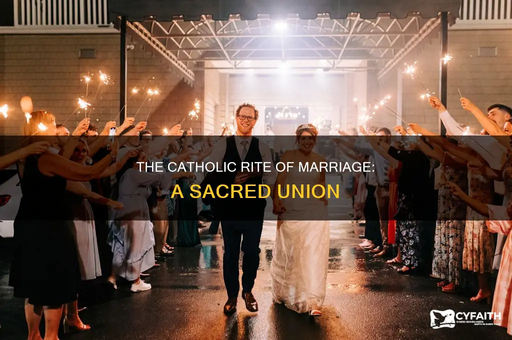 what is the rite of marriage catholic