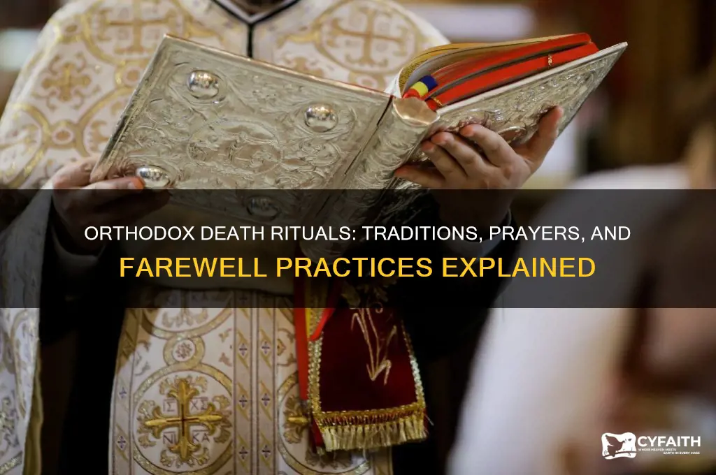 what is the ritual for a orthodox death