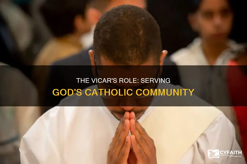 what is the role of a catholic vicar