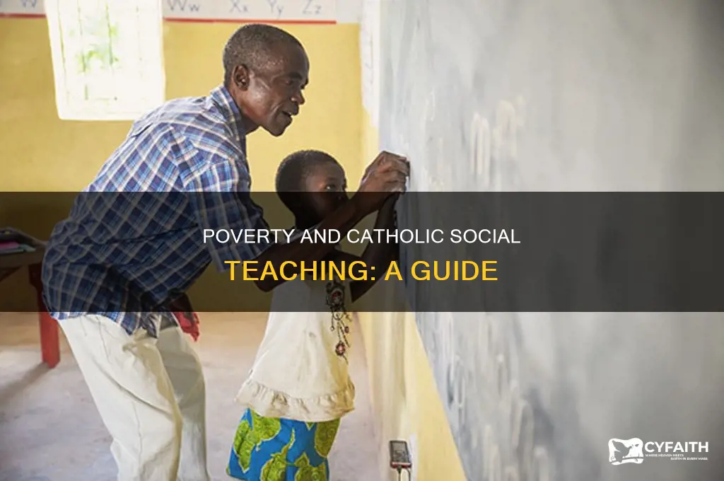 what is the role of poverty catholic