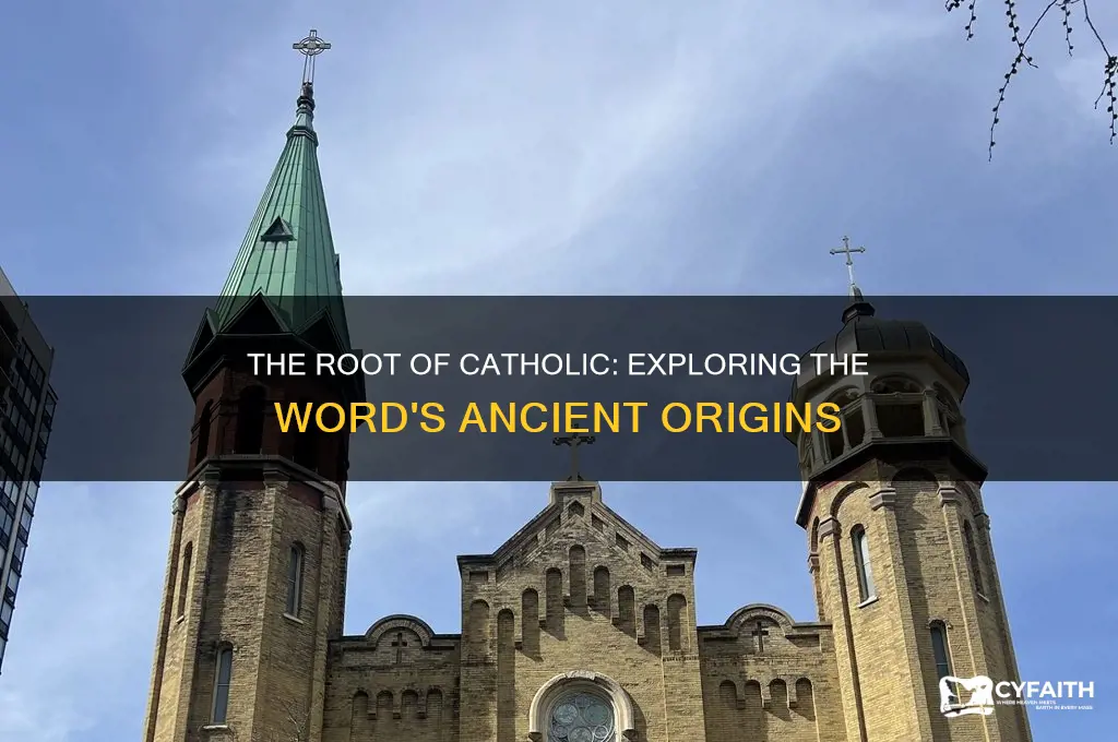 what is the root word of catholic