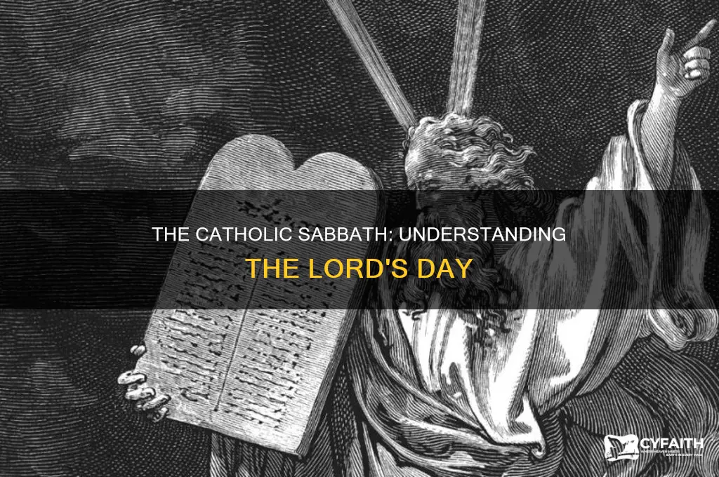 what is the sabath catholic answers
